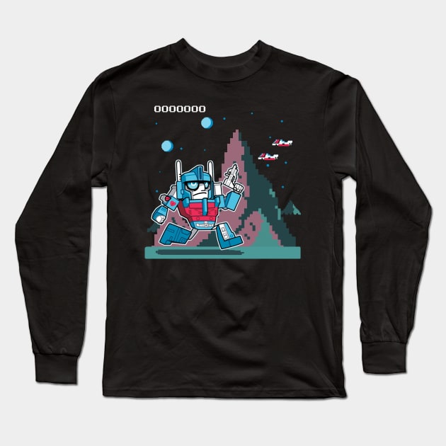 Ultra Magnus Just Has a Great Time Long Sleeve T-Shirt by Mazzlebee